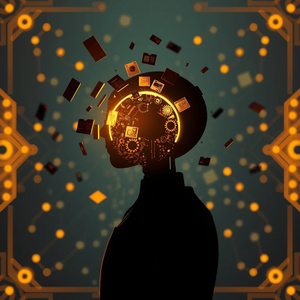 Editorial illustration: AI agent — agenti