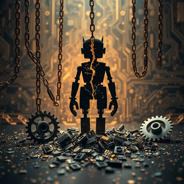 Editorial illustration: 2605.08060: Memory Curse — mehr Gedächtnis beim LLM-Agenten = WENIGER Kooperation in Multi-Agent-Szenarien