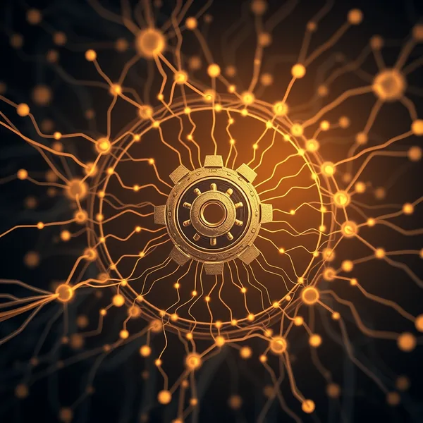 Editorial illustration: AdaMeZO: Adam-style LLM fine-tuning without storing gradient moments in GPU memory