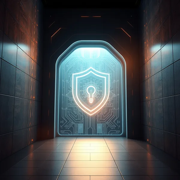 Apstraktna ilustracija mreže AI agenata koji se međusobno procjenjuju kroz strukturirani okvir taksonomije rizika prikazan kao razgranati graf.