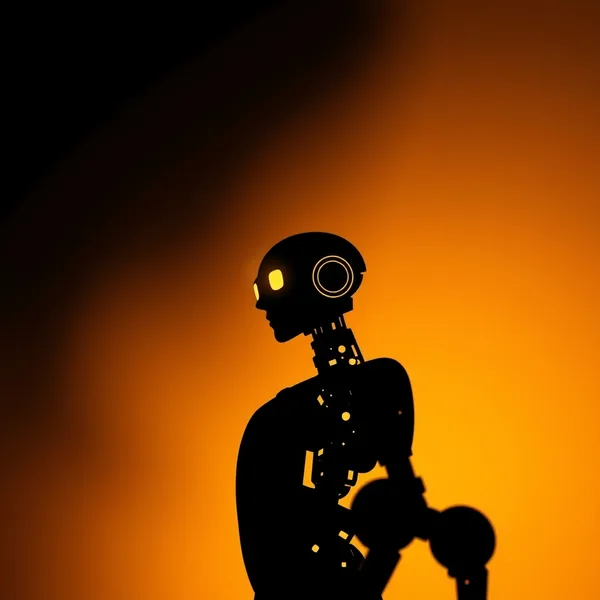 抽象的なコンパスのペンが、大規模デジタルコミュニティにおける多数のAIエージェント間の希薄で浅い結びつきを追跡している。