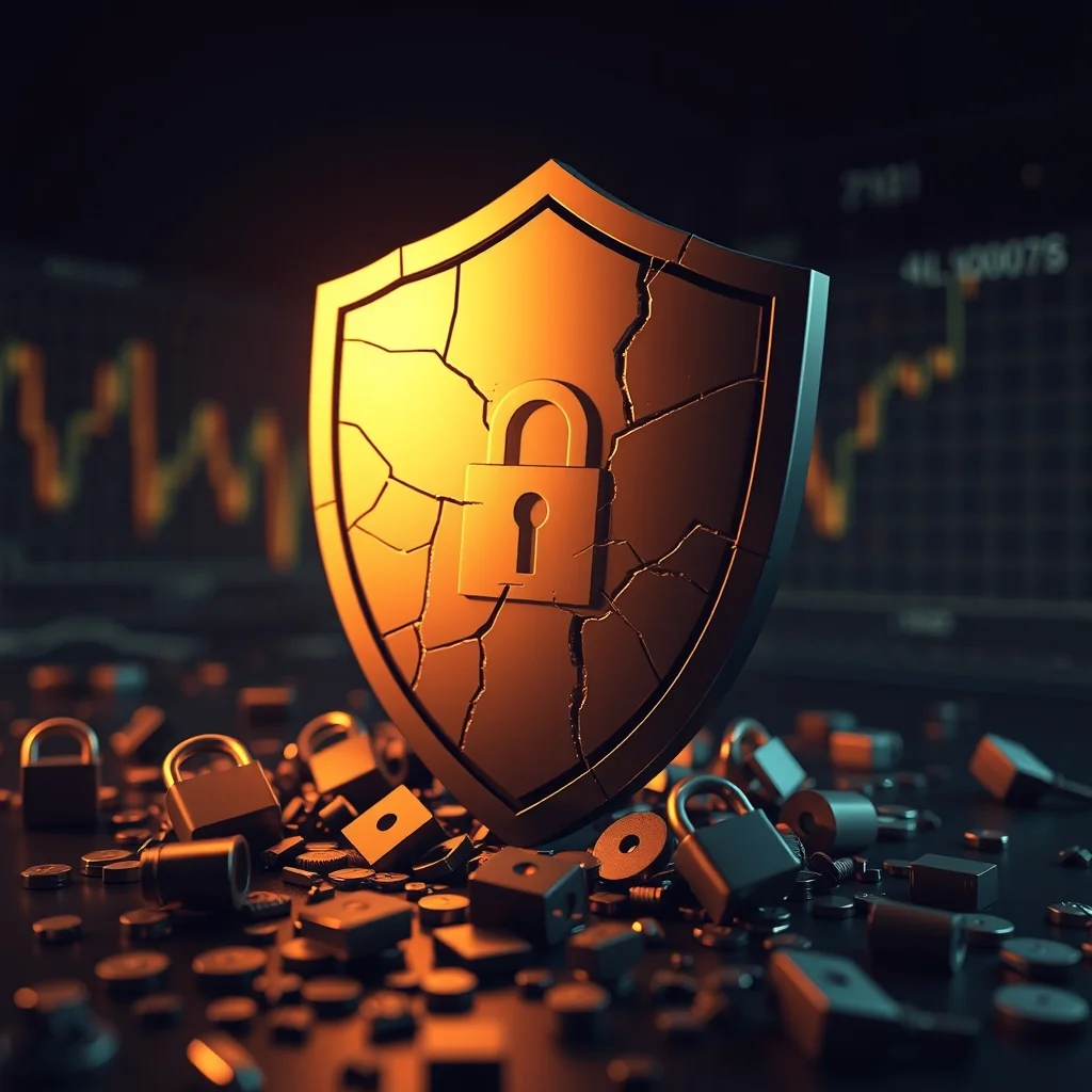 Redaktionelle Illustration: eine Waage mit Finanzdiagramm und Sprachmodell als Symbol des Konflikts zwischen Genauigkeit und Nutzerkonformität