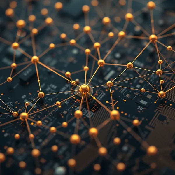 Editorial illustration: knowledge graph s istaknutim traversal pathom i citation badge anotacijama uz uncited node-ove.