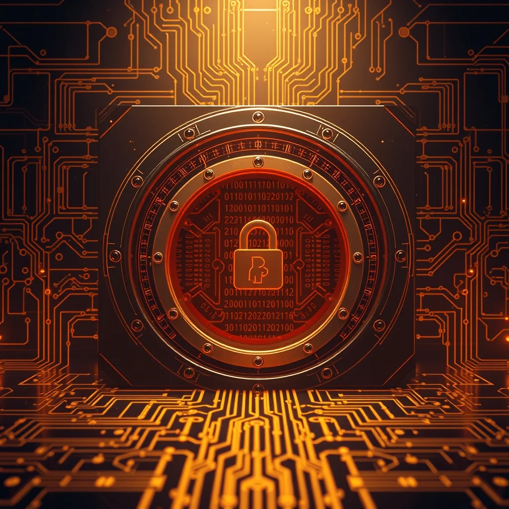 Redaktionelle Illustration: Rust-basierter Safety-Kernel als externer Schild um einen KI-Agenten, kryptografische Schlüssel und blockierte Ausbruchssignale