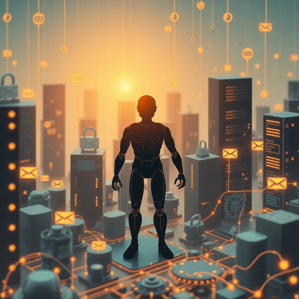 Editorialna ilustracija: AWS ToolSimulator: LLM-pogonjeno testiranje AI agenata bez živih API poziva — shared state kroz