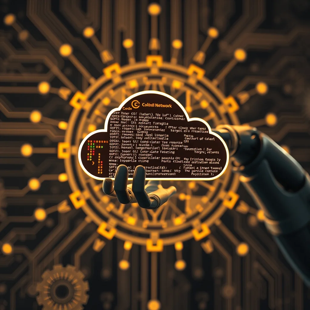 Editorial illustration: AI agent — agenti