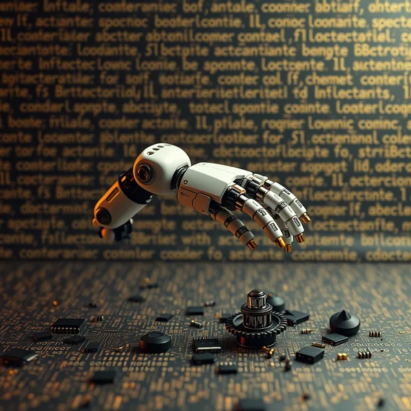 Editorial illustration: AI agent — agenti