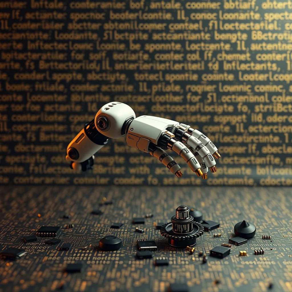 Editorial illustration: AI agent — agenti