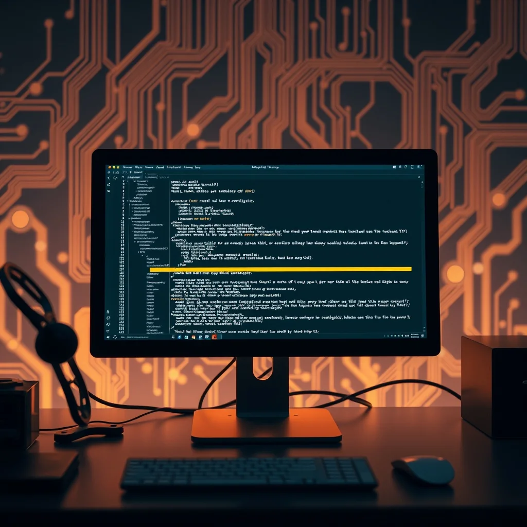 Editorial illustration: open repository map with an AI magnifying glass extracting a summary