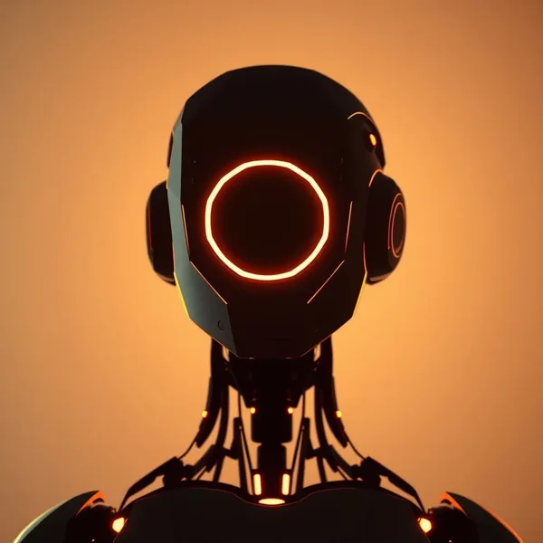 Editorial illustration: abstract e-commerce training environment with a network of products and learning paths