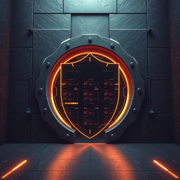Editorial illustration: IBM and Red Hat Lightwell AI system for vulnerability remediation in open-source code