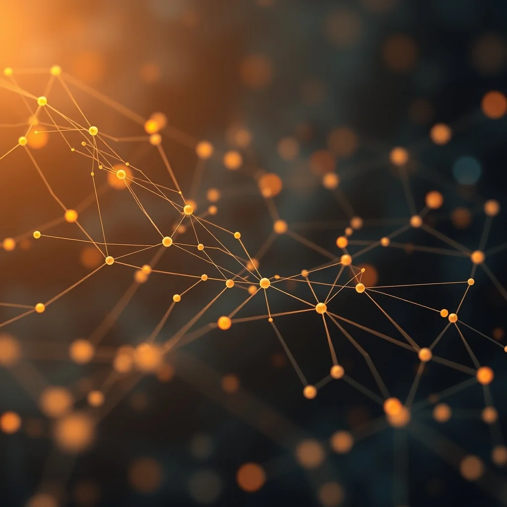 Editorial illustration: information gain curve and search arrows through reasoning steps