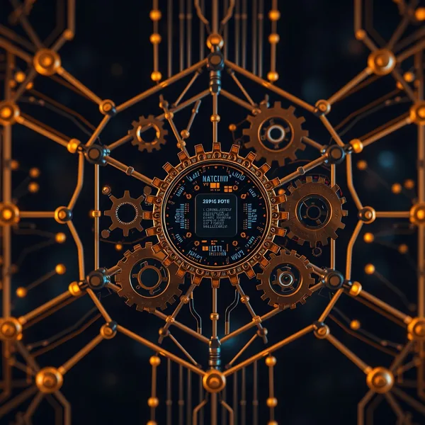 Editorial illustration: Open-source tool — open-source