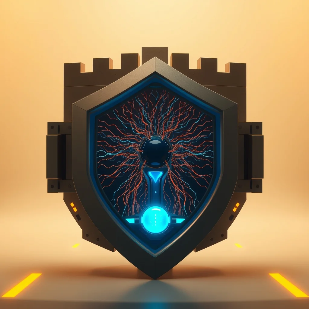 Editorial illustration: SIREN: a new approach to LLM safety that reads internal model states instead of filtering outputs