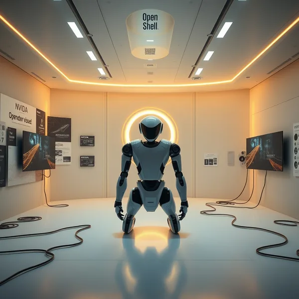 Editorialna ilustracija: NVIDIA OpenShell, Adobe Agenti i WPP: autonomni AI agenti kreiraju marketing sadržaj u minutama