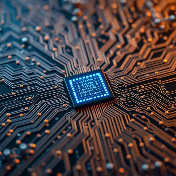 Editorial illustration: two GPU kernels merging into a single flow with no intermediate step