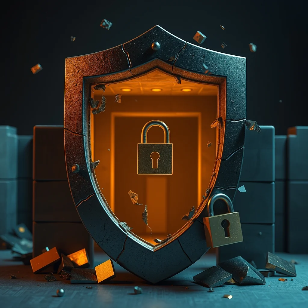 Editorial illustration: abstract tests and verifiers being bypassed by a system, no faces shown